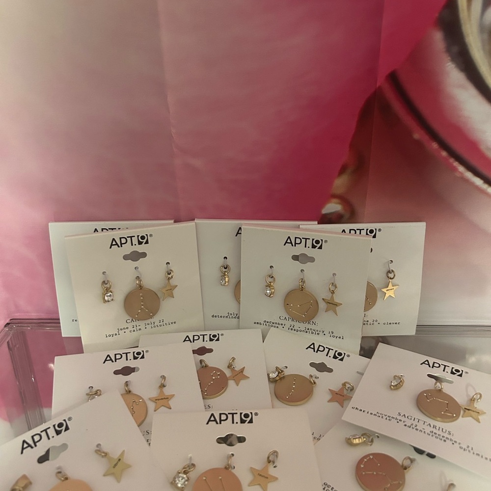 40 Charms Bundle (Zodiac) NWT.  Any 40 for $20.